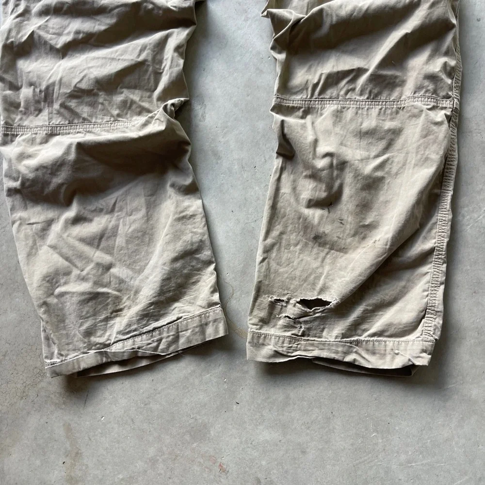Polo Ralph Lauren Surplus Fit Cargo Pants‎ Mens 40x31 Khaki Vintage Distressed